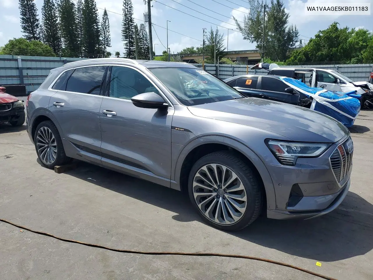 2019 Audi E-Tron Prestige VIN: WA1VAAGE5KB011183 Lot: 60485126