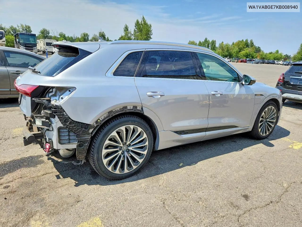 2019 Audi E-Tron Prestige VIN: WA1VABGE7KB008940 Lot: 61415876
