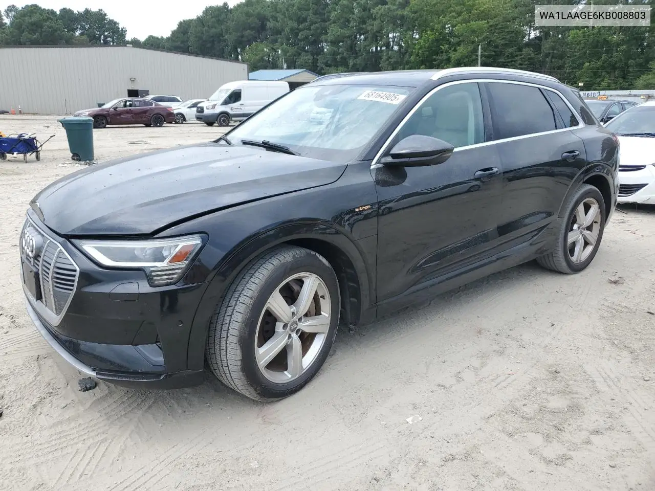 2019 Audi E-Tron Premium Plus VIN: WA1LAAGE6KB008803 Lot: 68164905