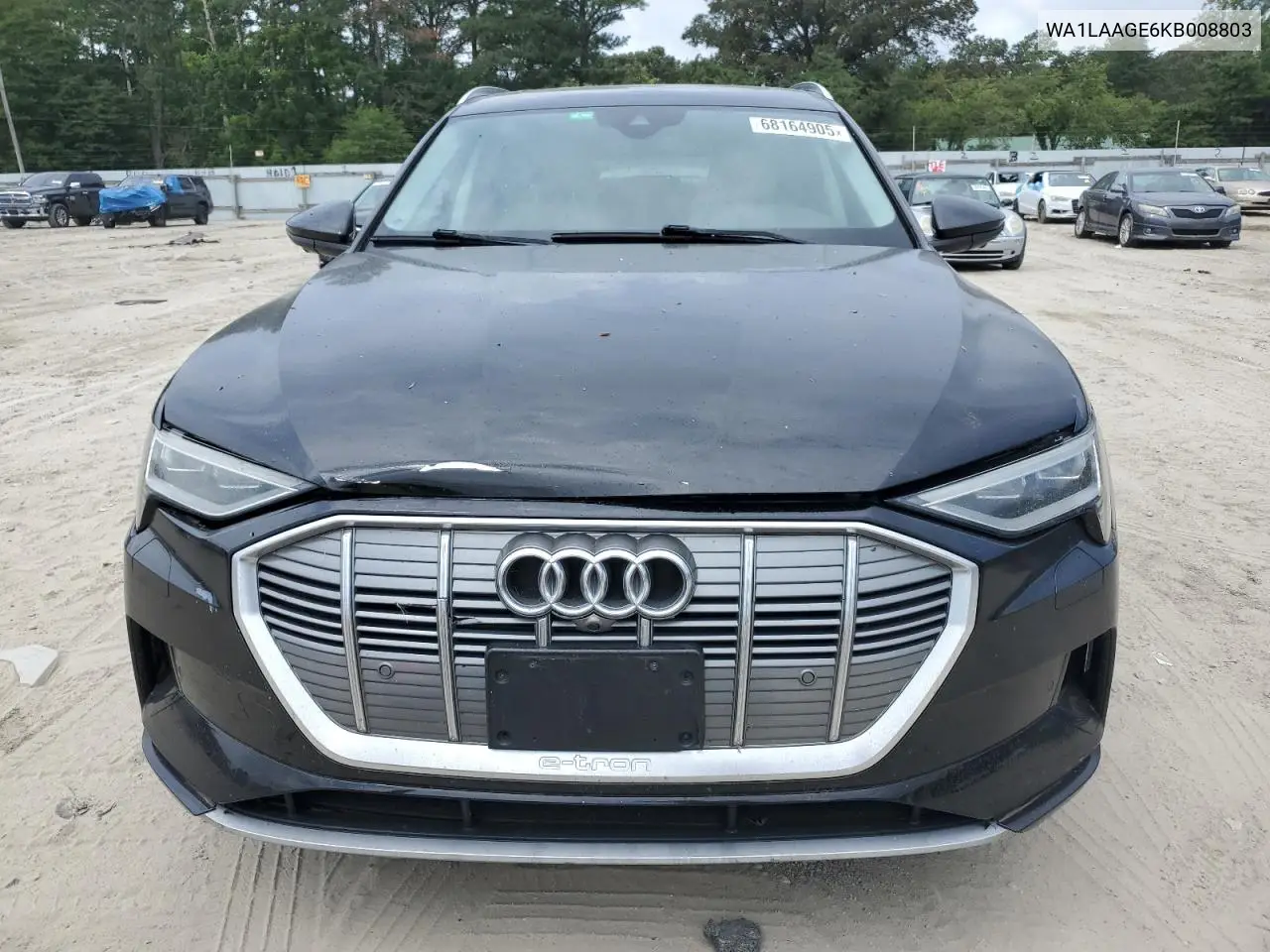 2019 Audi E-Tron Premium Plus VIN: WA1LAAGE6KB008803 Lot: 68164905