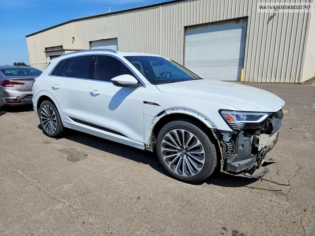 2019 Audi E-Tron Prestige VIN: WA1VABGE0KB020797 Lot: 85970975