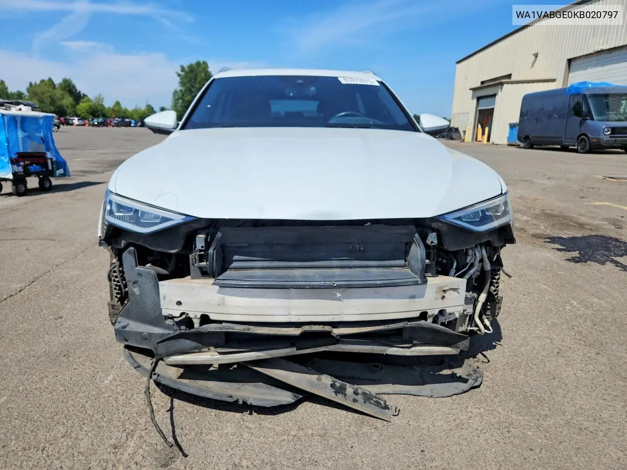 2019 Audi E-Tron Prestige VIN: WA1VABGE0KB020797 Lot: 85970975