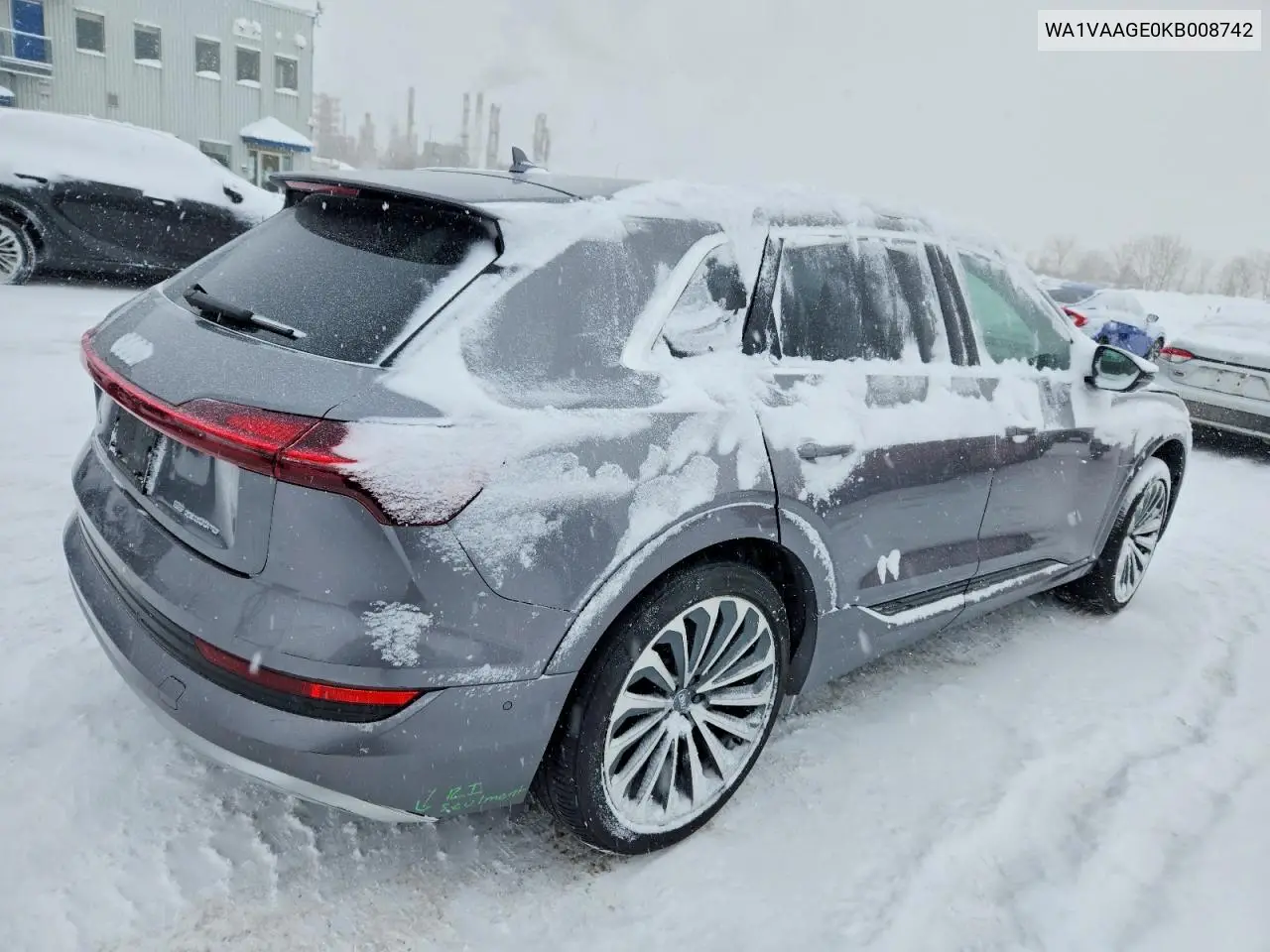 2019 Audi E-Tron Prestige VIN: WA1VAAGE0KB008742 Lot: 99423245