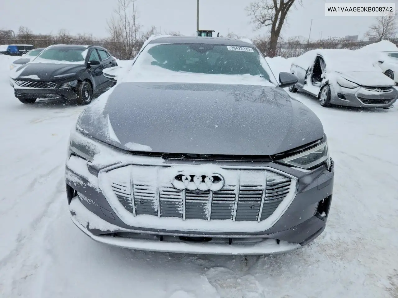 2019 Audi E-Tron Prestige VIN: WA1VAAGE0KB008742 Lot: 99423245