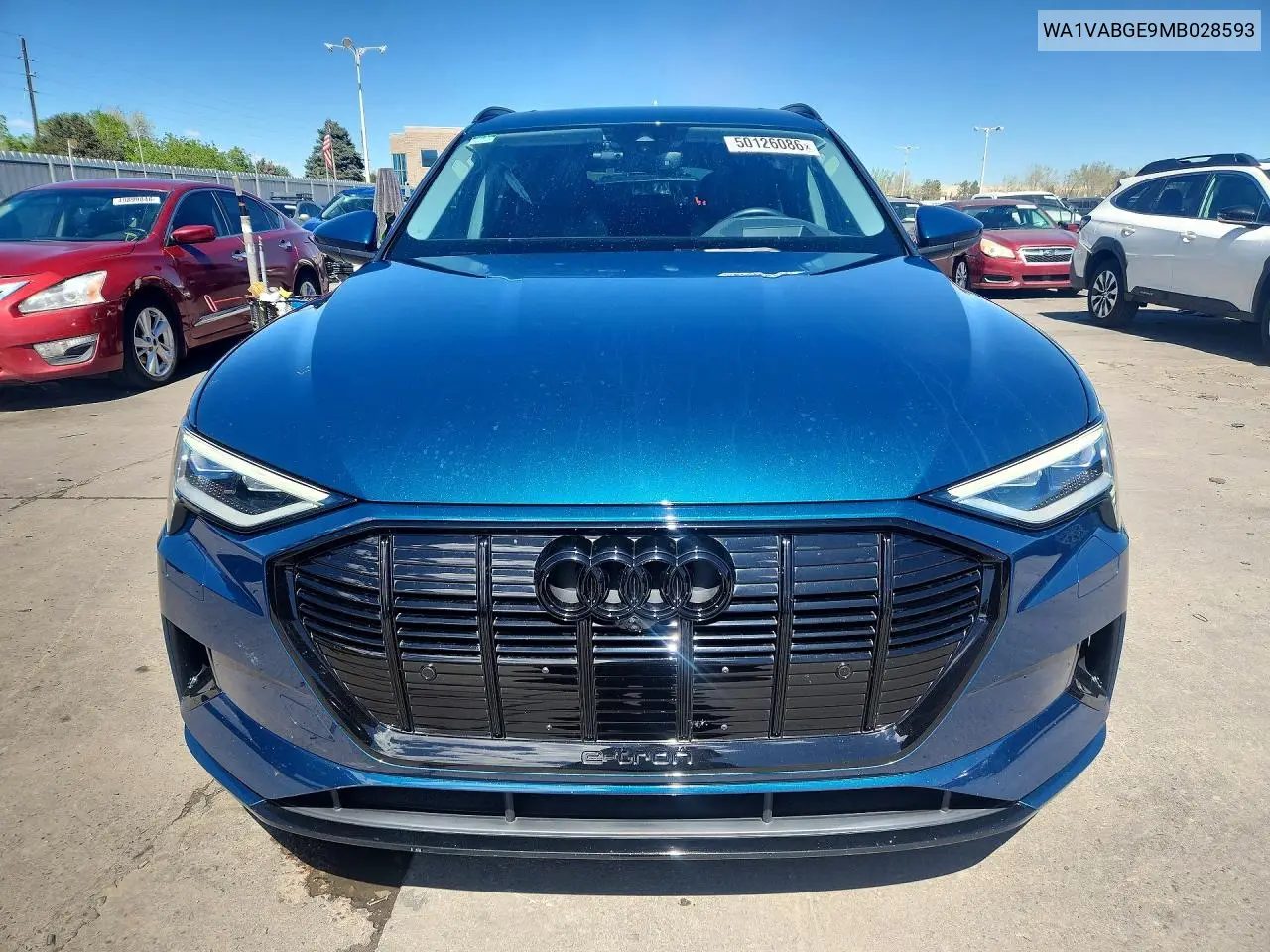 2021 Audi E-Tron Prestige VIN: WA1VABGE9MB028593 Lot: 50126086