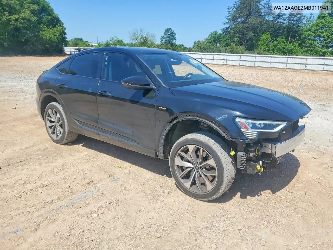 2021 Audi E-Tron Sportback Premium Plus VIN: WA12AAGE2MB011941 Lot: 50743556