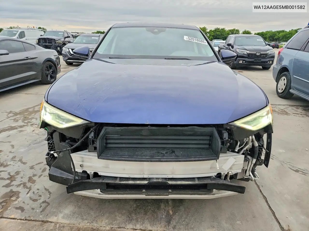 2021 Audi E-Tron Sportback Premium Plus VIN: WA12AAGE5MB001582 Lot: 52018686