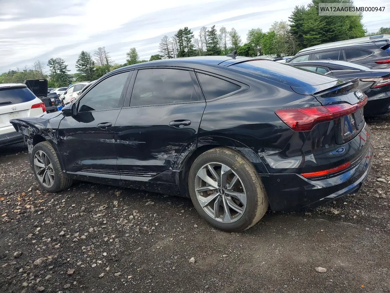 2021 Audi E-Tron Sportback Premium Plus VIN: WA12AAGE3MB000947 Lot: 52364026