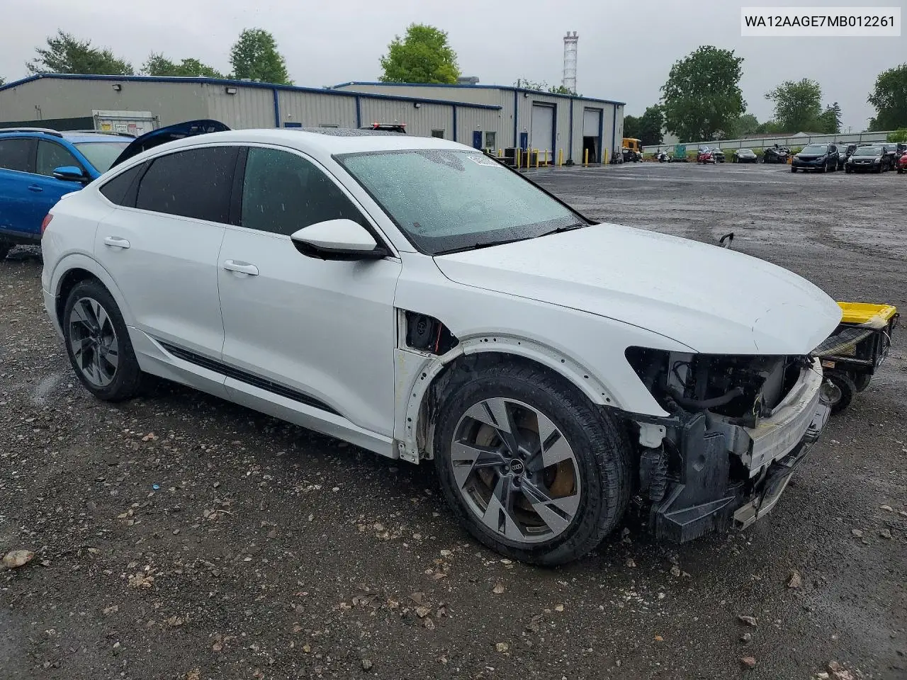 2021 Audi E-Tron Sportback Premium Plus VIN: WA12AAGE7MB012261 Lot: 54051036