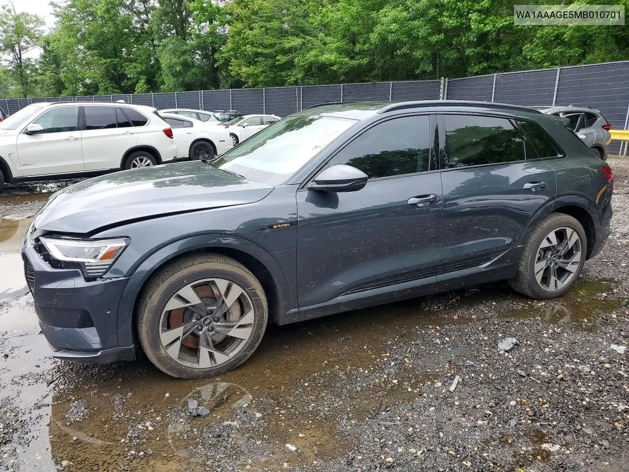 2021 Audi E-Tron Premium VIN: WA1AAAGE5MB010701 Lot: 55091346