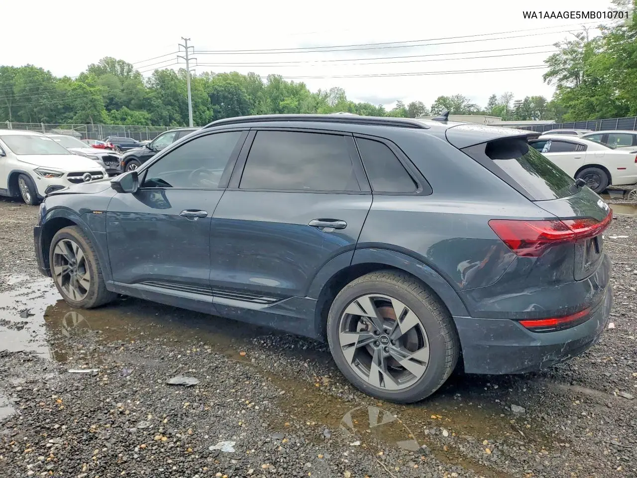 2021 Audi E-Tron Premium VIN: WA1AAAGE5MB010701 Lot: 55091346