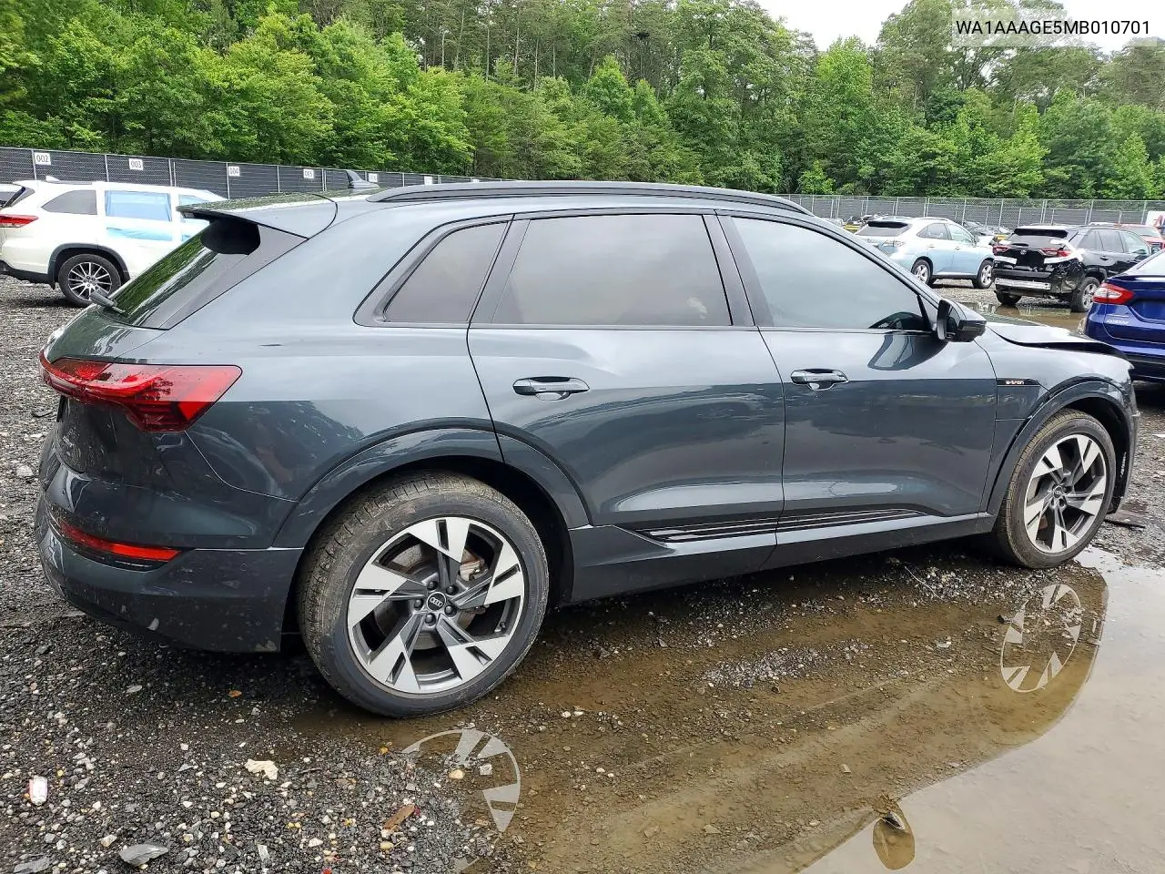 2021 Audi E-Tron Premium VIN: WA1AAAGE5MB010701 Lot: 55091346