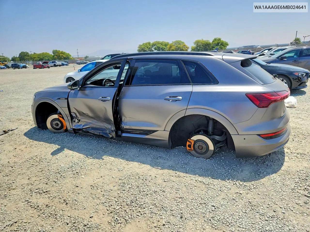 2021 Audi E-Tron Premium VIN: WA1AAAGE6MB024641 Lot: 55509886