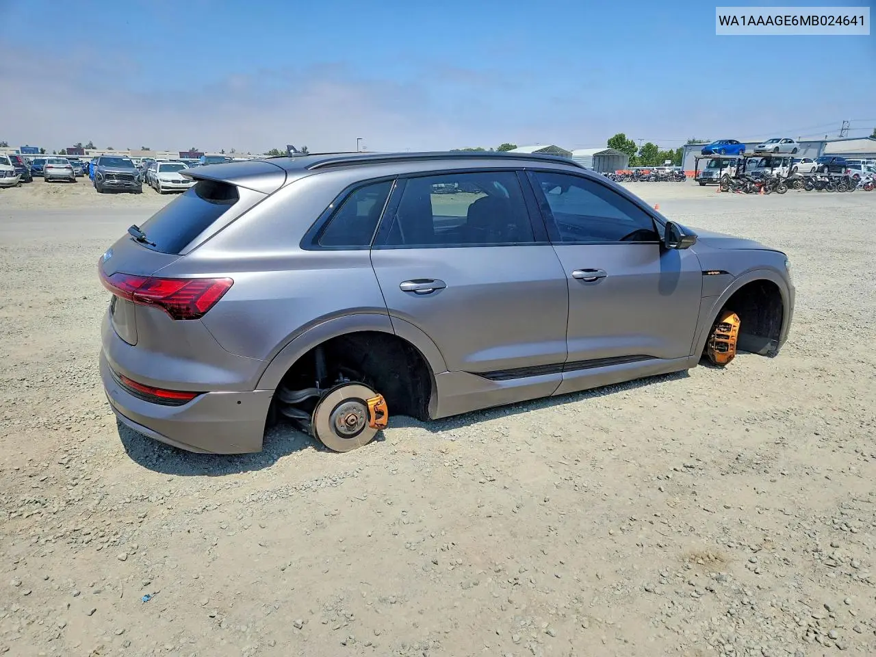2021 Audi E-Tron Premium VIN: WA1AAAGE6MB024641 Lot: 55509886