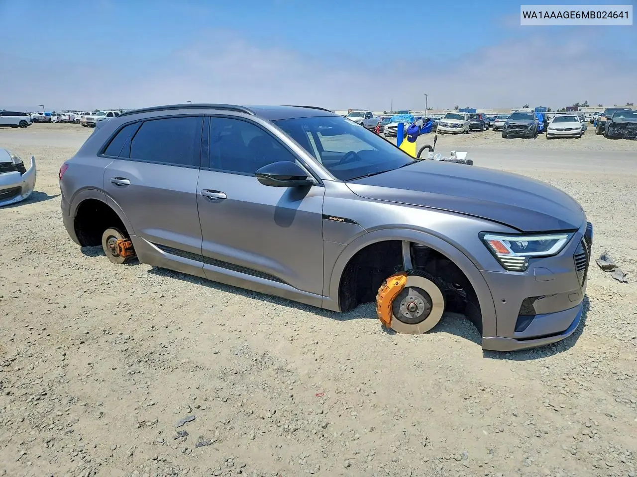2021 Audi E-Tron Premium VIN: WA1AAAGE6MB024641 Lot: 55509886