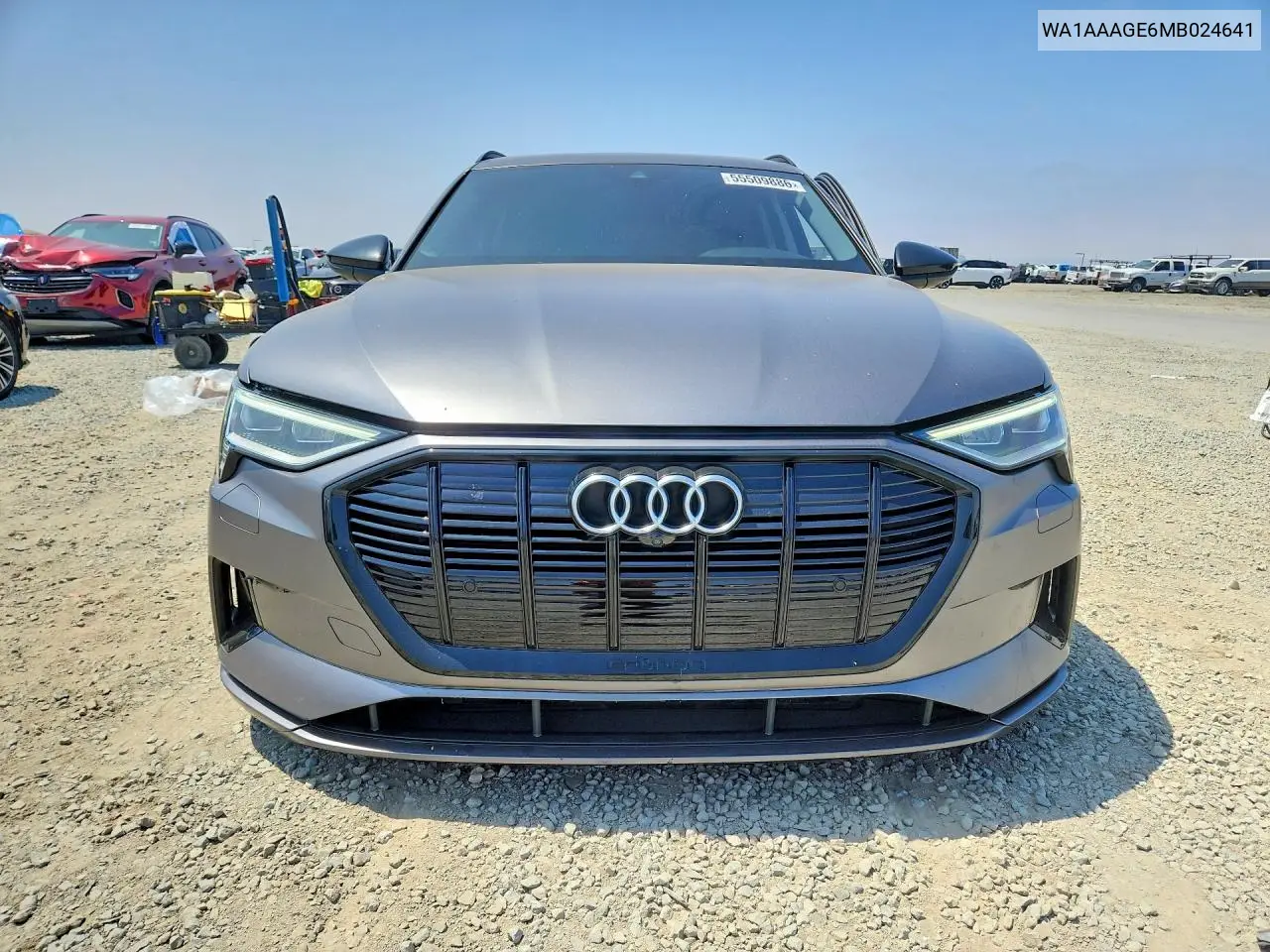 2021 Audi E-Tron Premium VIN: WA1AAAGE6MB024641 Lot: 55509886
