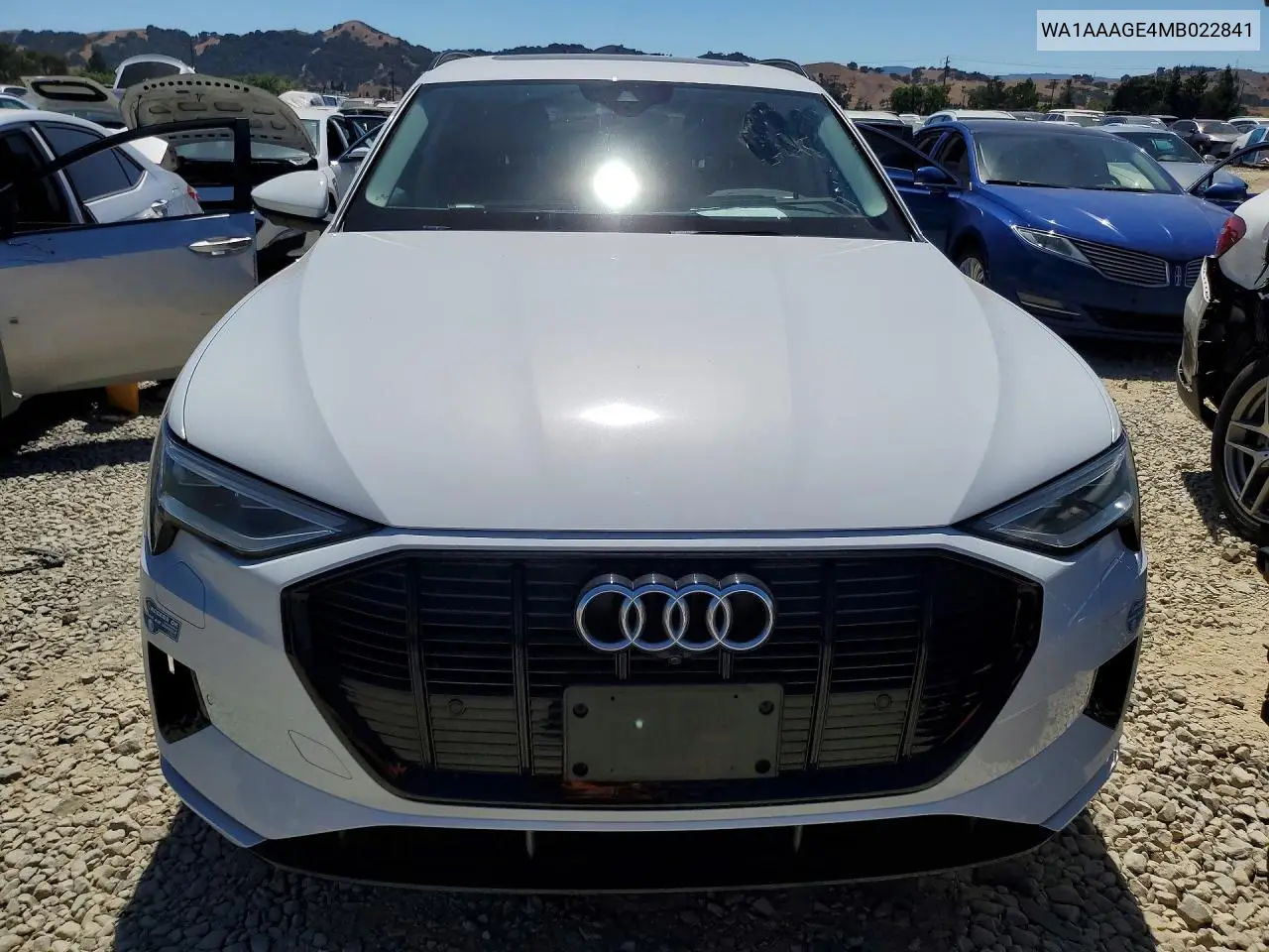 2021 Audi E-Tron Premium VIN: WA1AAAGE4MB022841 Lot: 58332186