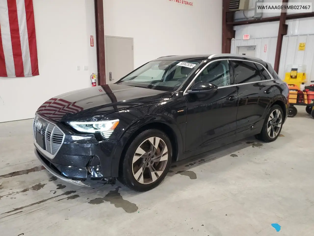 2021 Audi E-Tron Premium VIN: WA1AAAGE9MB027467 Lot: 58962836