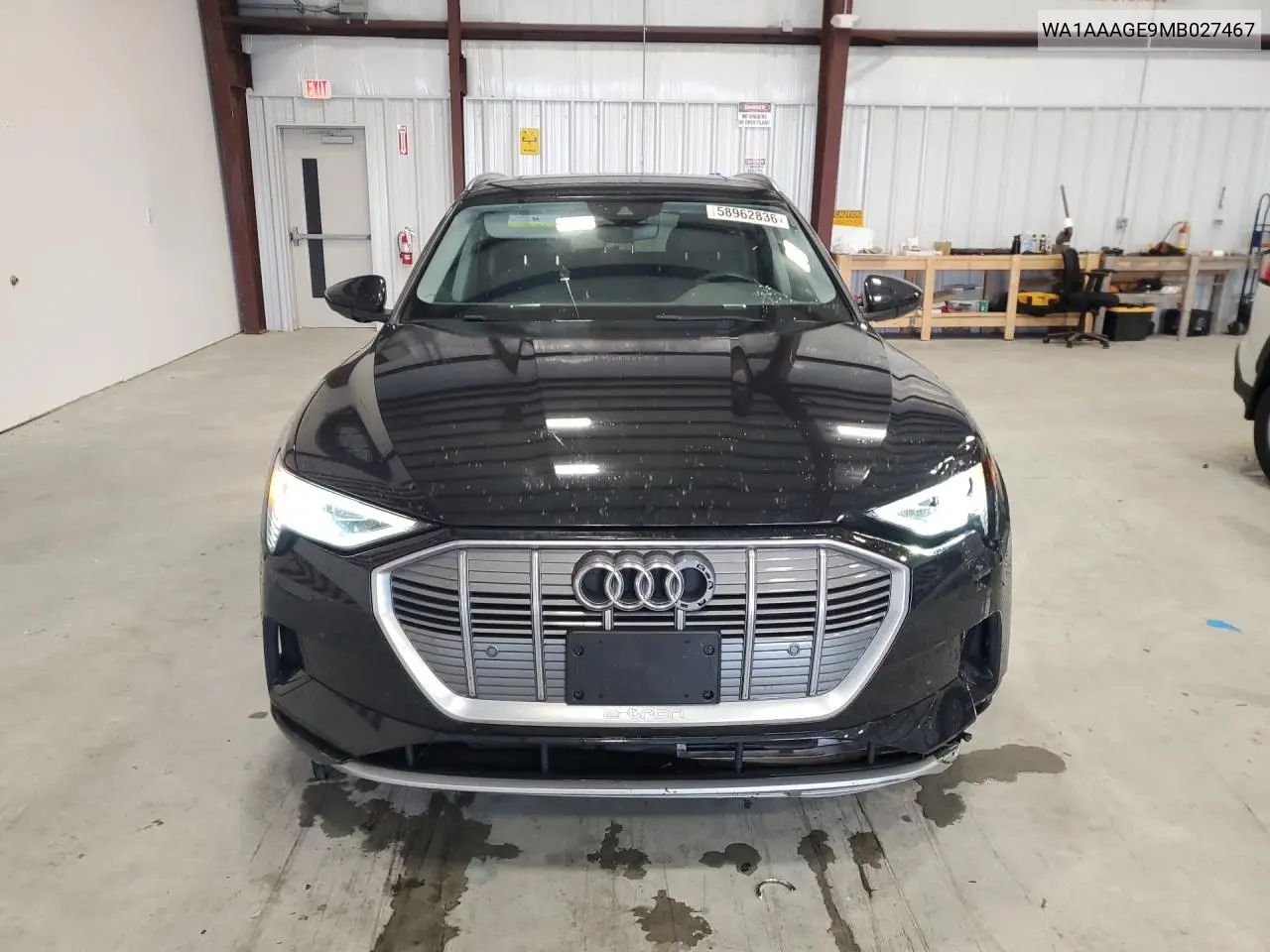 2021 Audi E-Tron Premium VIN: WA1AAAGE9MB027467 Lot: 58962836