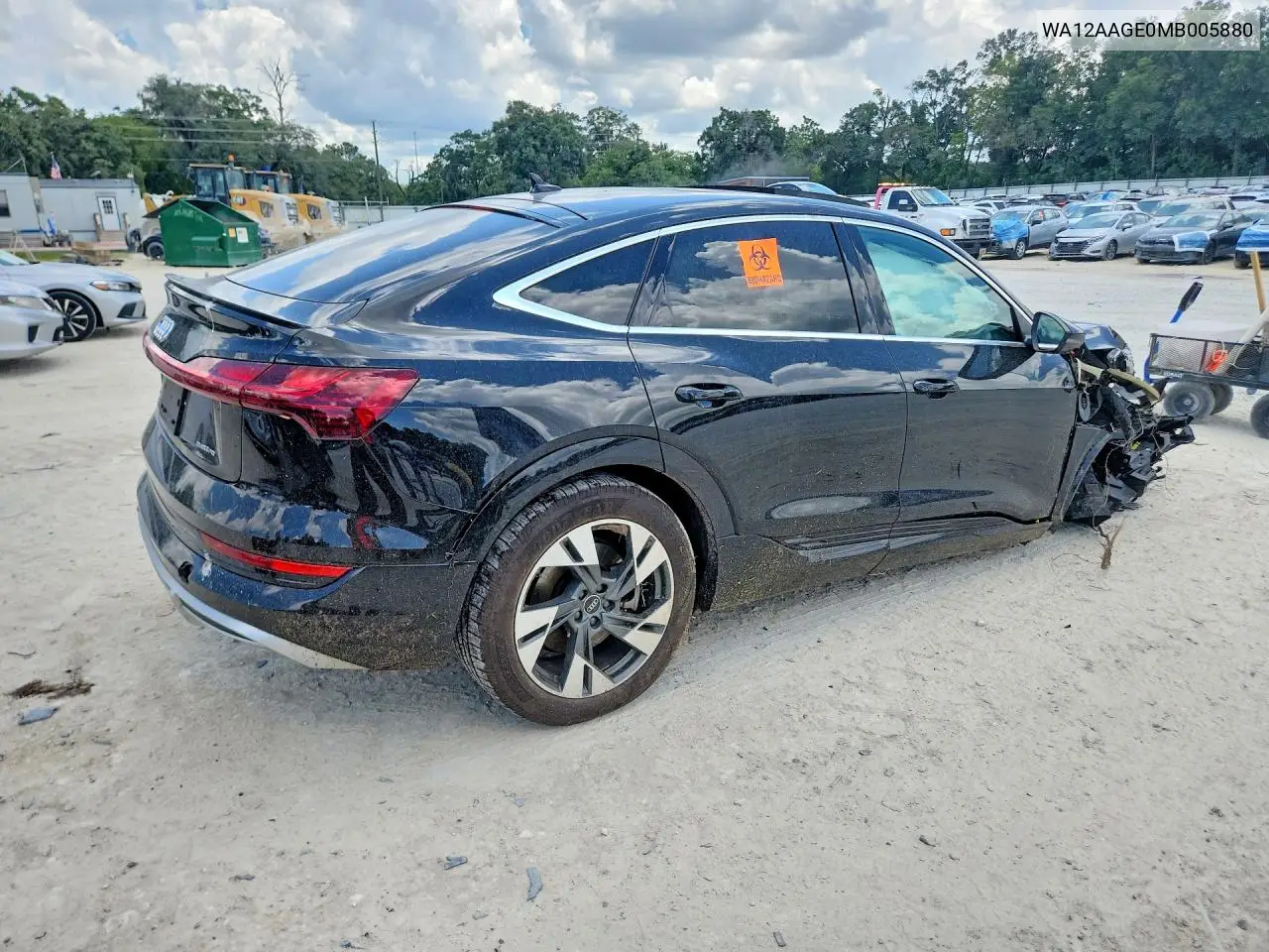 2021 Audi E-Tron Sportback Premium Plus VIN: WA12AAGE0MB005880 Lot: 59152026