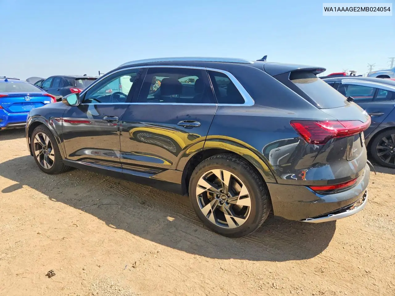 2021 Audi E-Tron Premium VIN: WA1AAAGE2MB024054 Lot: 60441426
