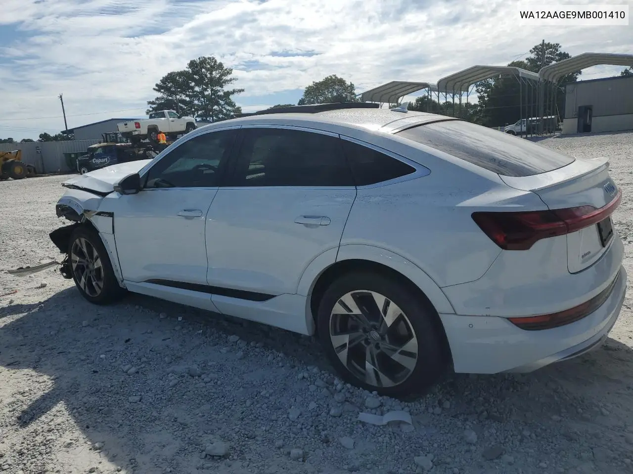 2021 Audi E-Tron Sportback Premium Plus VIN: WA12AAGE9MB001410 Lot: 70718345