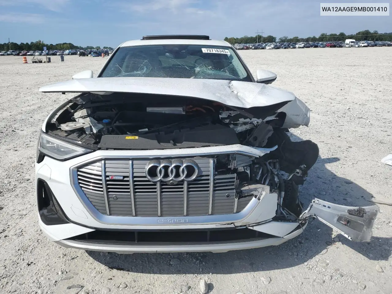 2021 Audi E-Tron Sportback Premium Plus VIN: WA12AAGE9MB001410 Lot: 70718345