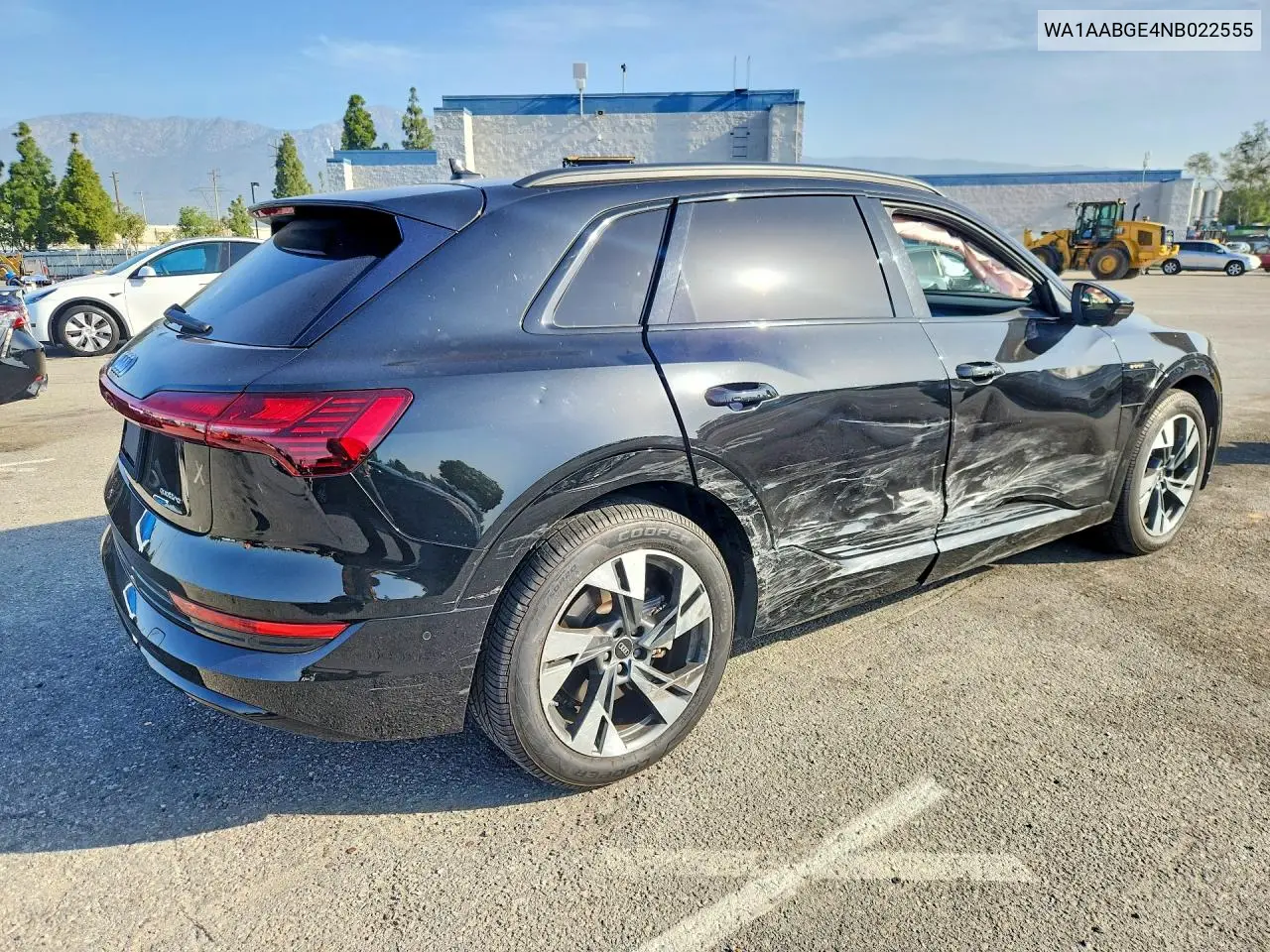 2022 Audi E-Tron Premium VIN: WA1AABGE4NB022555 Lot: 50128526