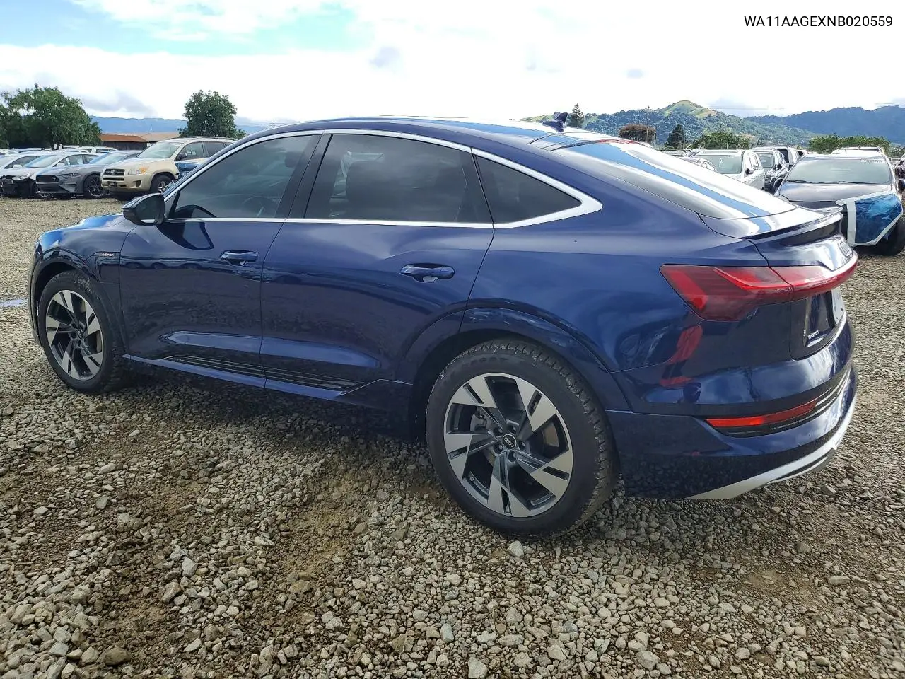 2022 Audi E-Tron Sportback Premium VIN: WA11AAGEXNB020559 Lot: 50621456