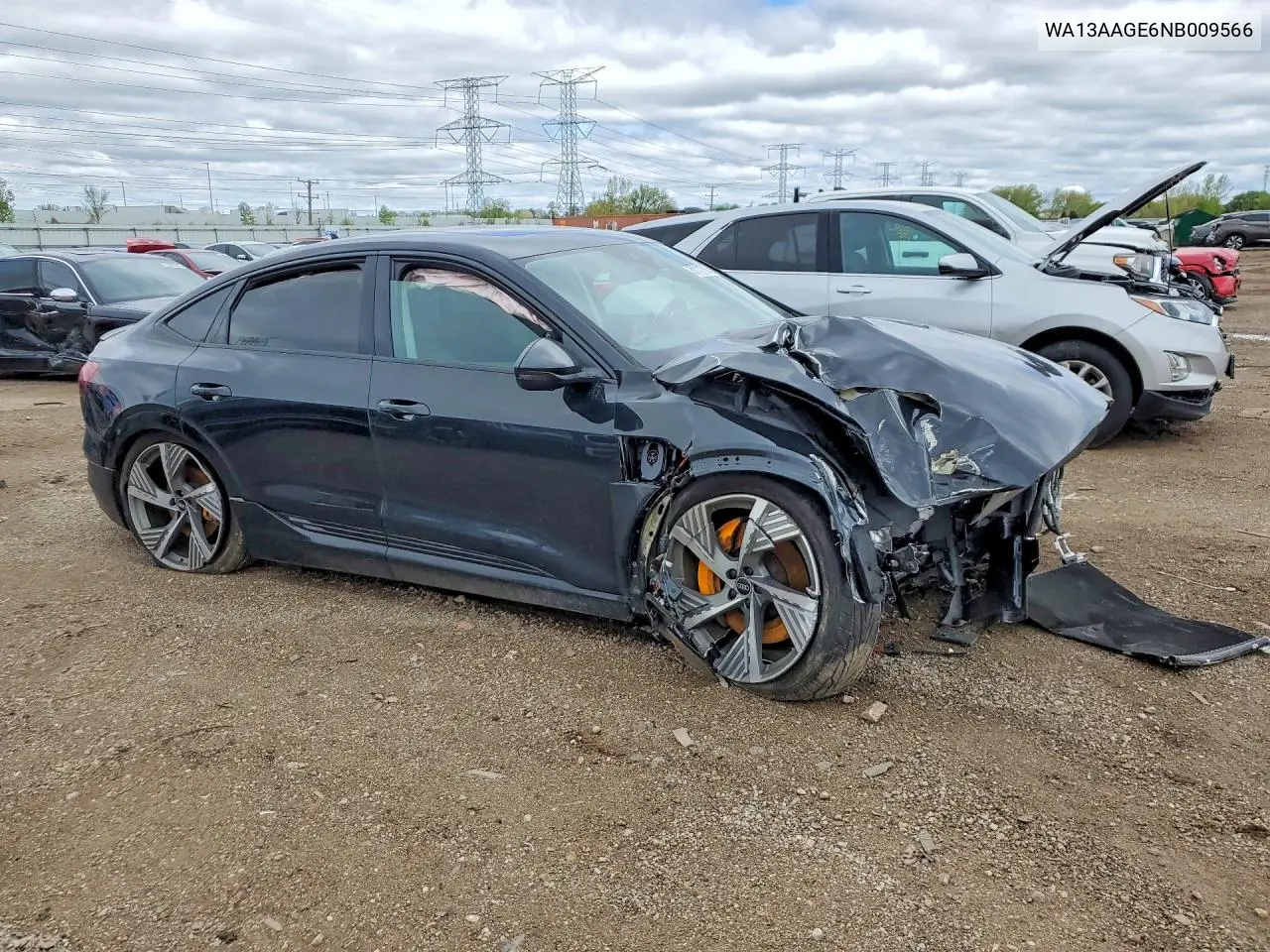 2022 Audi E-Tron Sportback Prestige VIN: WA13AAGE6NB009566 Lot: 51111706
