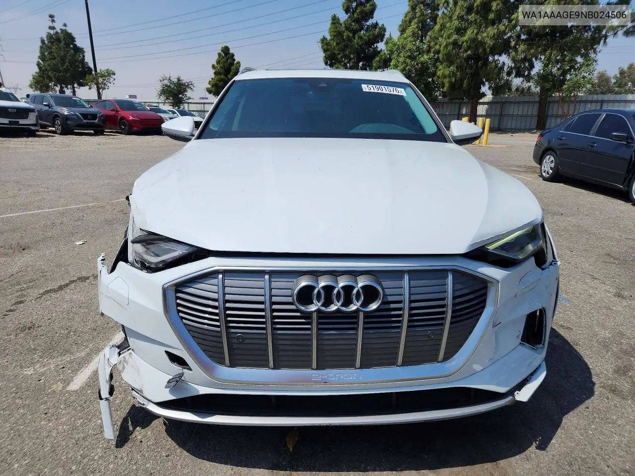 2022 Audi E-Tron Premium VIN: WA1AAAGE9NB024506 Lot: 51901576
