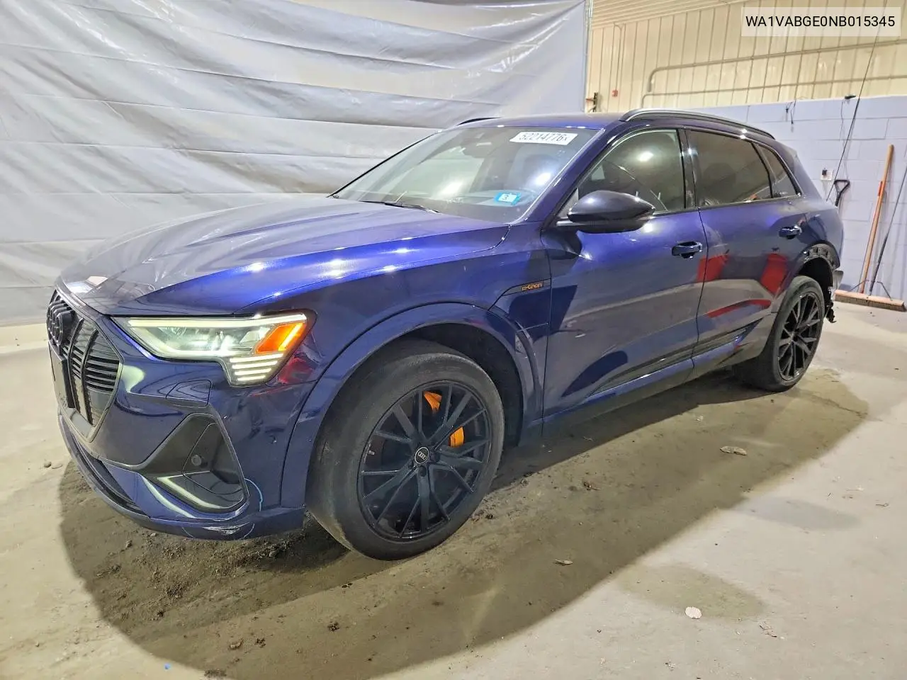 2022 Audi E-Tron Chronos VIN: WA1VABGE0NB015345 Lot: 52214776
