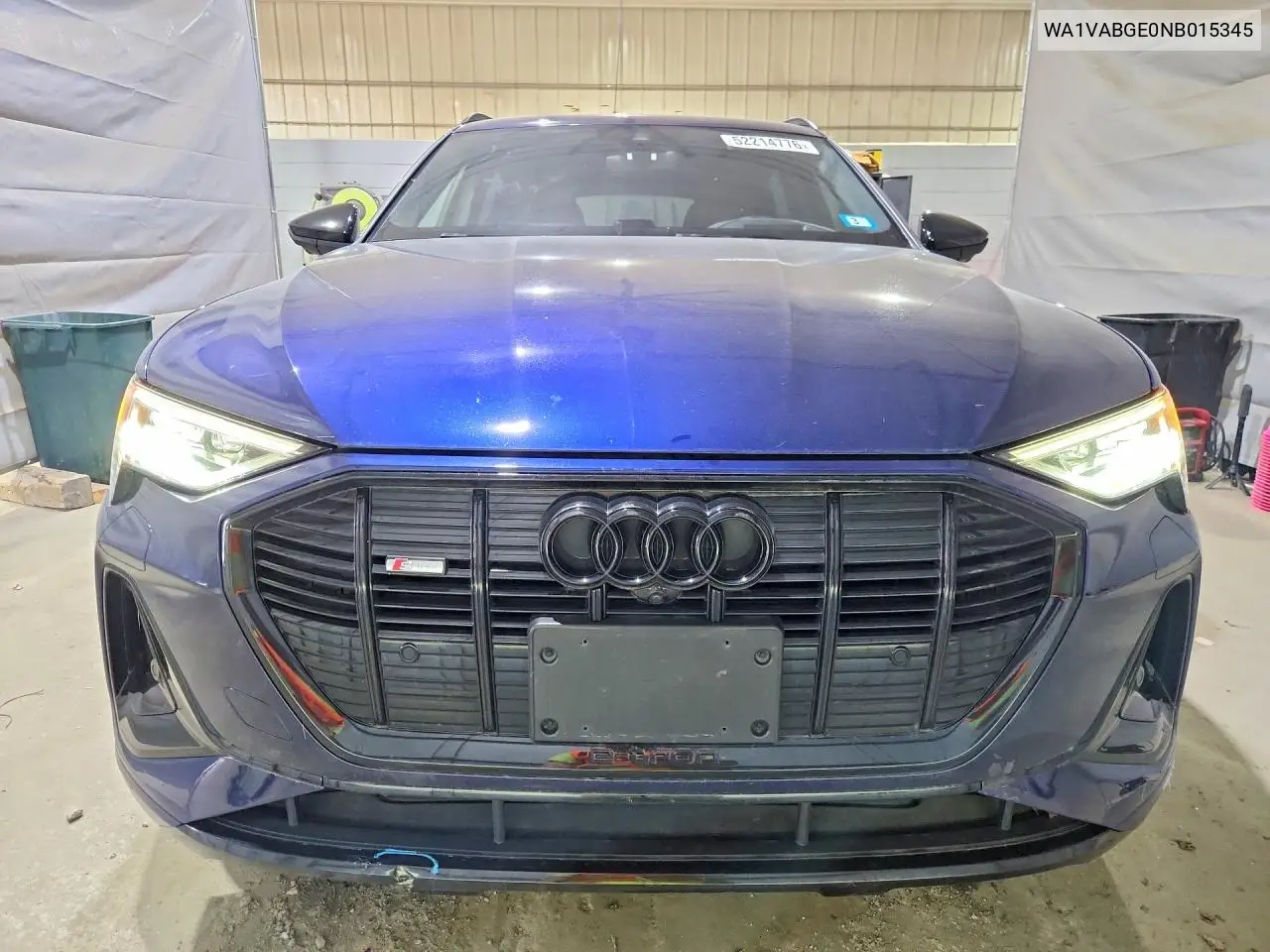 2022 Audi E-Tron Chronos VIN: WA1VABGE0NB015345 Lot: 52214776