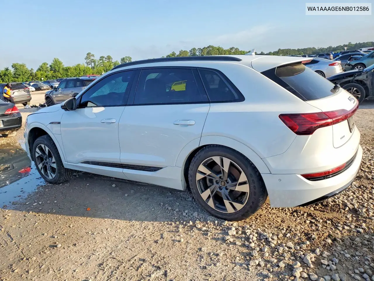 2022 Audi E-Tron Premium VIN: WA1AAAGE6NB012586 Lot: 54344516