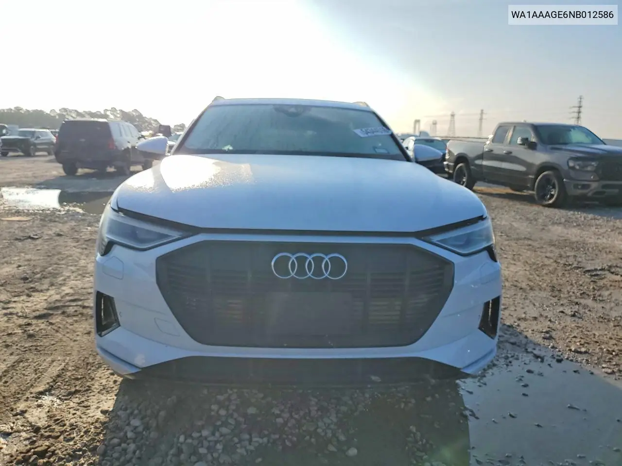 2022 Audi E-Tron Premium VIN: WA1AAAGE6NB012586 Lot: 54344516