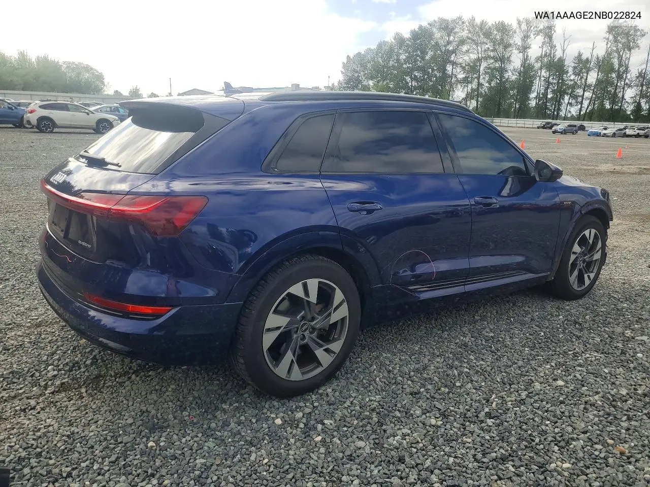 2022 Audi E-Tron Premium VIN: WA1AAAGE2NB022824 Lot: 55507256