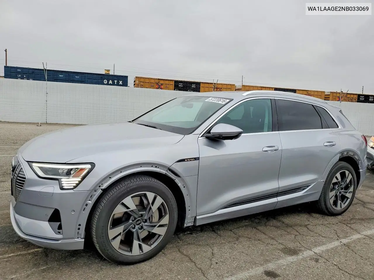 2022 Audi E-Tron Premium Plus VIN: WA1LAAGE2NB033069 Lot: 57220616