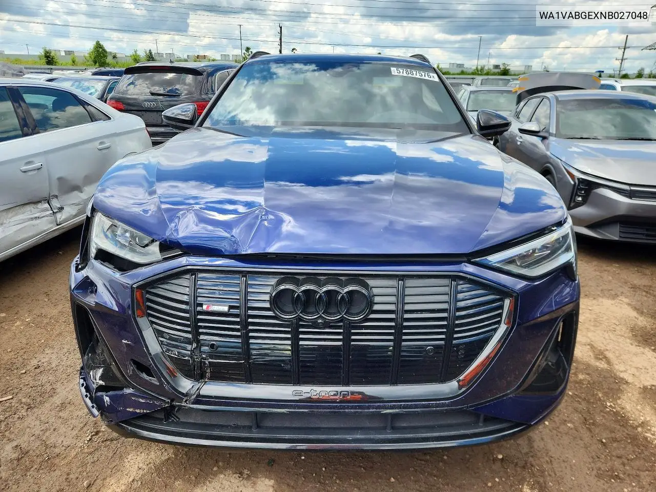 2022 Audi E-Tron Chronos VIN: WA1VABGEXNB027048 Lot: 57887576