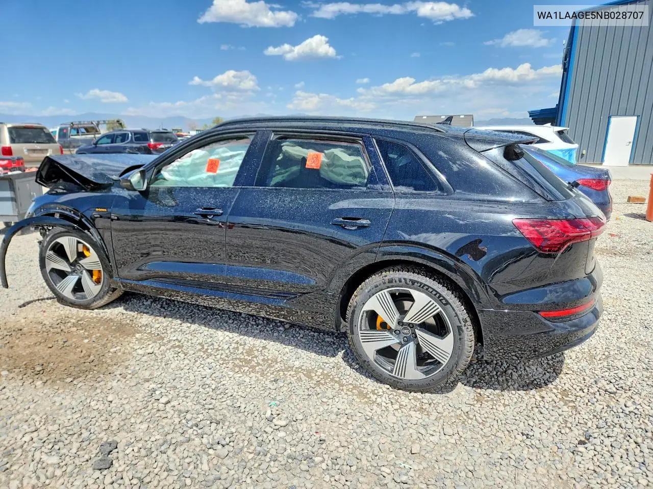 2022 Audi E-Tron Premium Plus VIN: WA1LAAGE5NB028707 Lot: 60077326