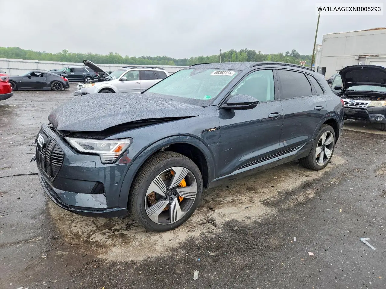 2022 Audi E-Tron Premium Plus VIN: WA1LAAGEXNB005293 Lot: 60362766