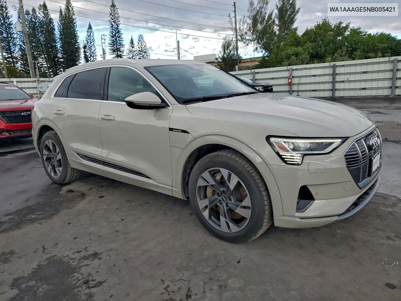2022 Audi E-Tron Premium VIN: WA1AAAGE5NB005421 Lot: 97132985
