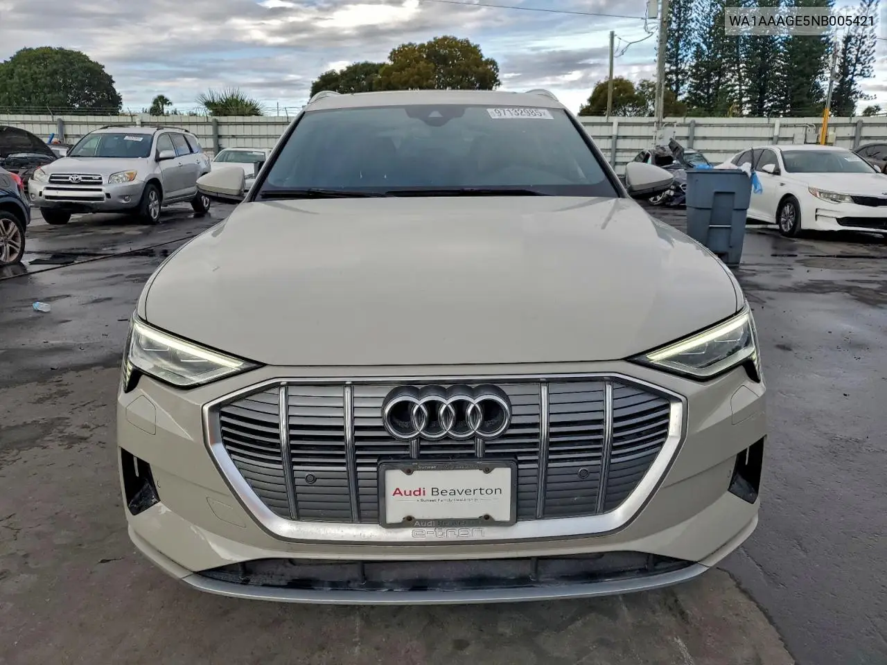 2022 Audi E-Tron Premium VIN: WA1AAAGE5NB005421 Lot: 97132985