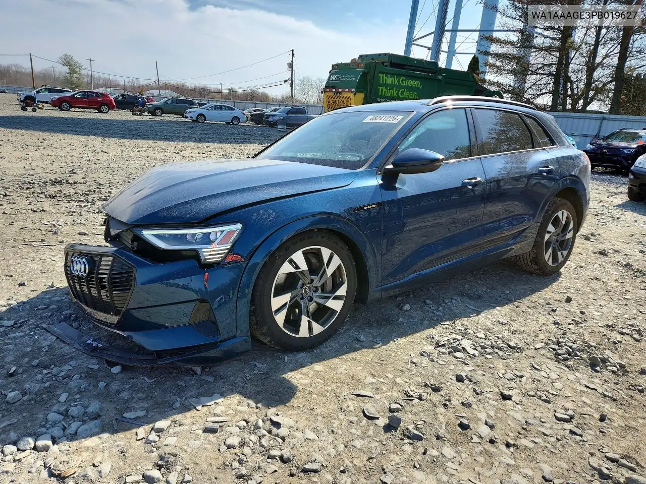 2023 Audi E-Tron Premium VIN: WA1AAAGE3PB019627 Lot: 48241226