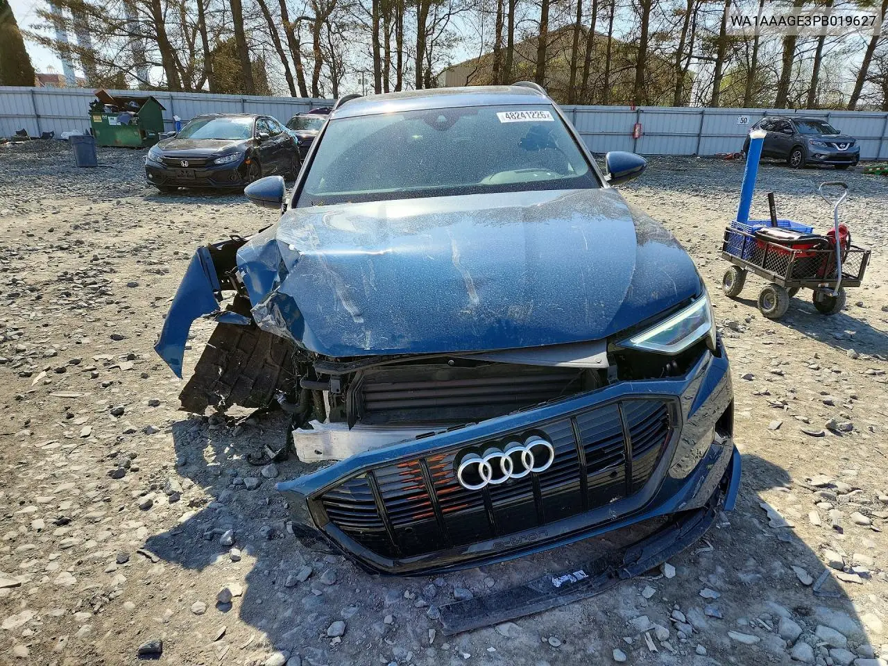 2023 Audi E-Tron Premium VIN: WA1AAAGE3PB019627 Lot: 48241226