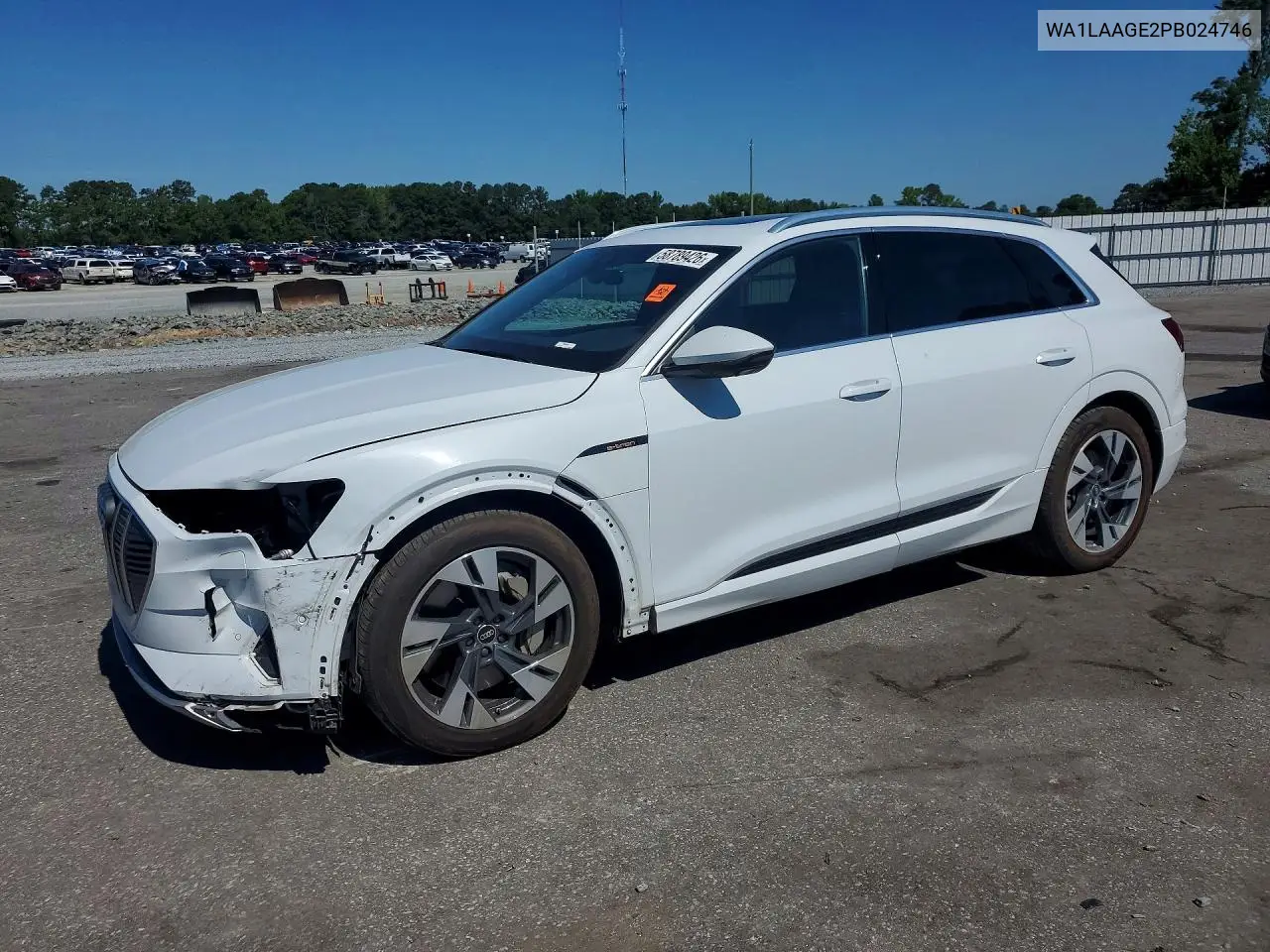 2023 Audi E-Tron Premium Plus VIN: WA1LAAGE2PB024746 Lot: 58789426