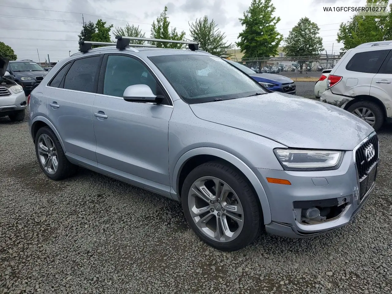 2015 Audi Q3 Prestige VIN: WA1GFCFS6FR010277 Lot: 55646906
