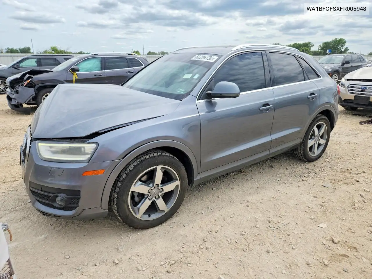 2015 Audi Q3 Premium Plus VIN: WA1BFCFSXFR005948 Lot: 58206736