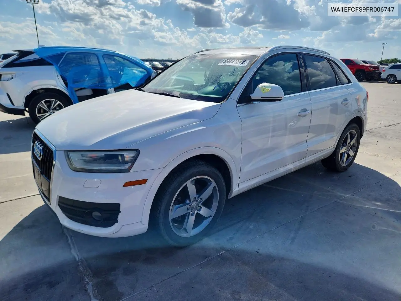2015 Audi Q3 Premium Plus VIN: WA1EFCFS9FR006747 Lot: 59401246