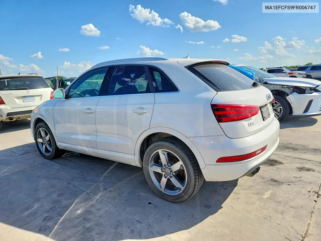 2015 Audi Q3 Premium Plus VIN: WA1EFCFS9FR006747 Lot: 59401246