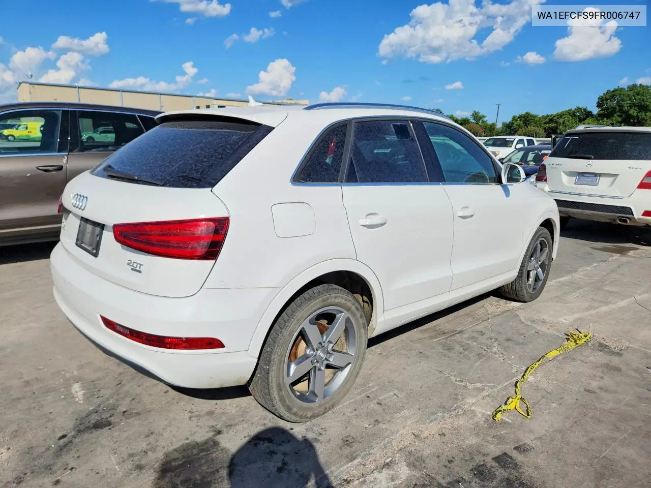 2015 Audi Q3 Premium Plus VIN: WA1EFCFS9FR006747 Lot: 59401246